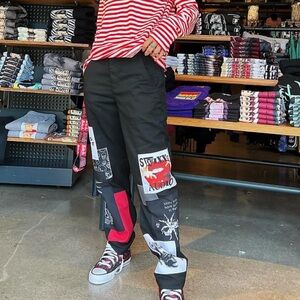 SWIXXZ By Maggie Lindemann Punk Patch Pants